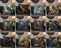 William Morris floral throw pillow cover