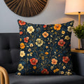 William Morris floral throw pillow