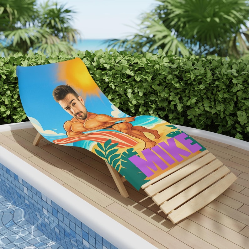 Muscle man towel folded