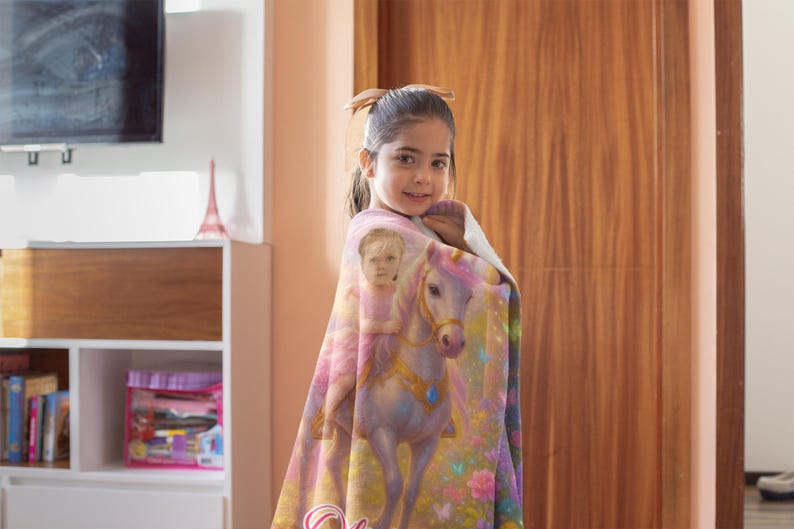 Unicorn blanket material options