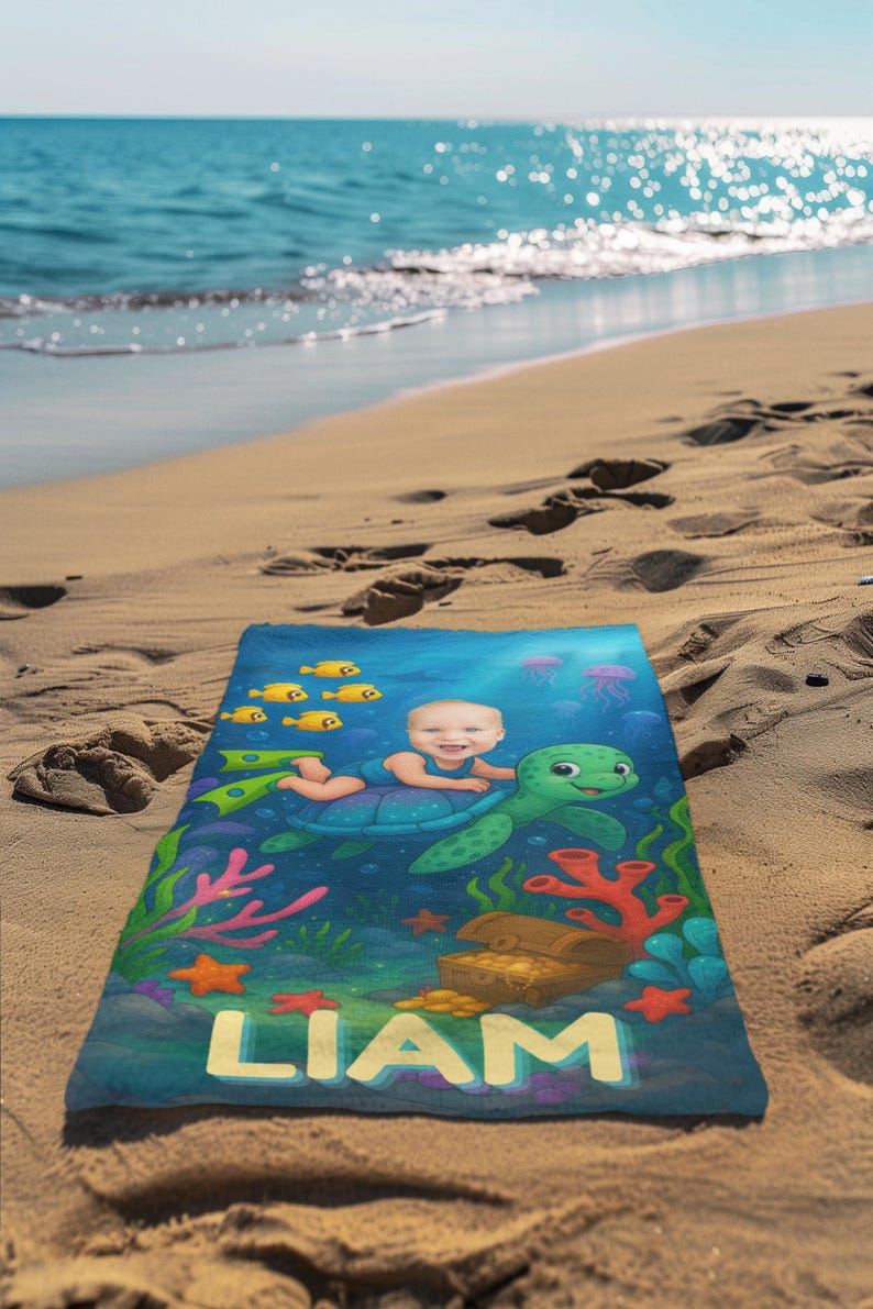 Turtle towel fabric close-up
