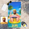 Personalized Funny Beach Towel