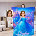 Personalized Ice Princess Blanket