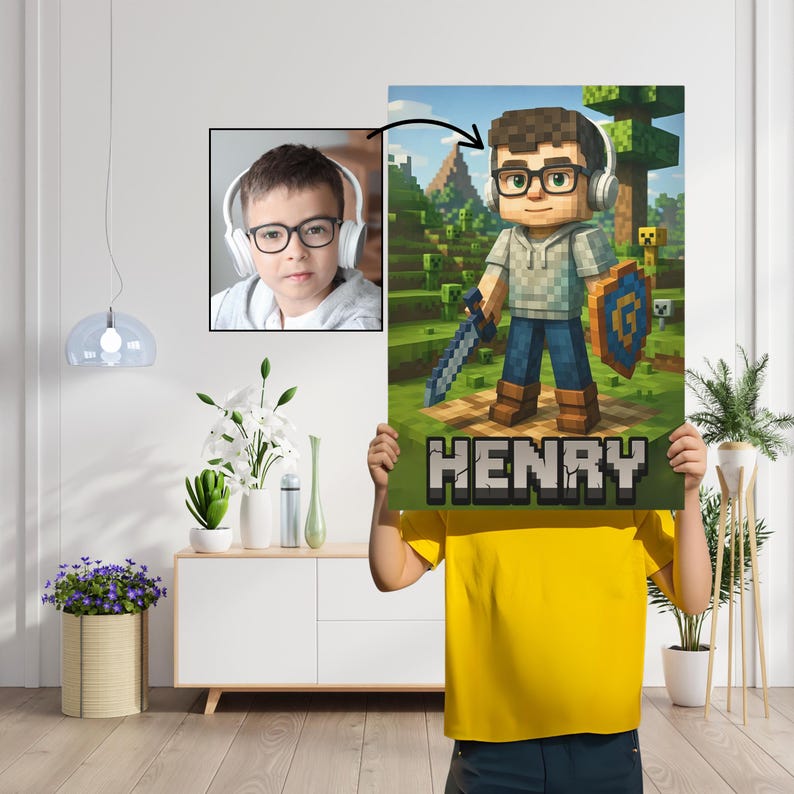 Personalized Pixel Poster
