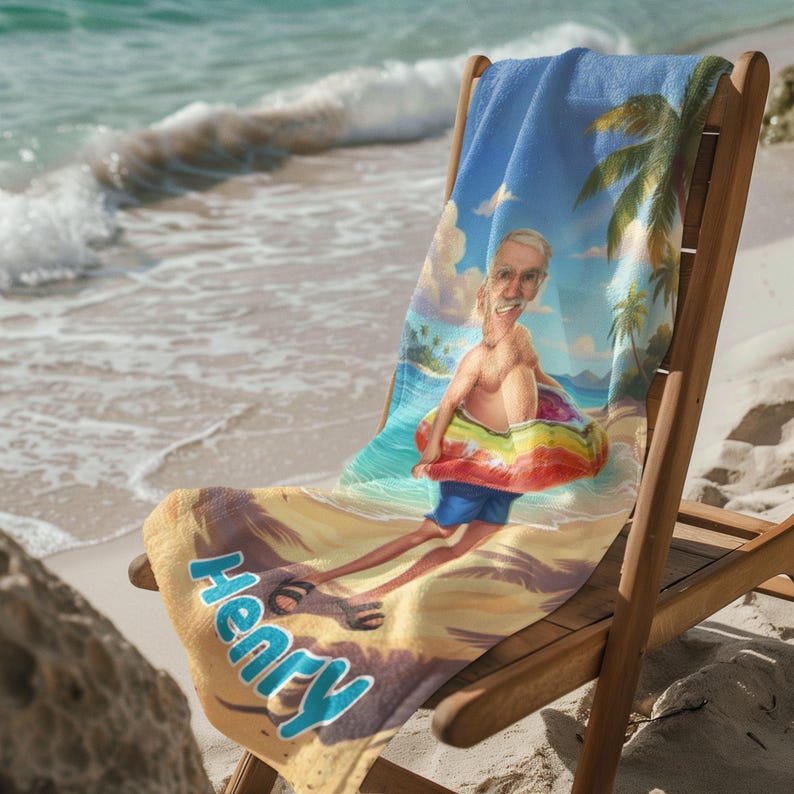 Grandpa towel lifestyle photo