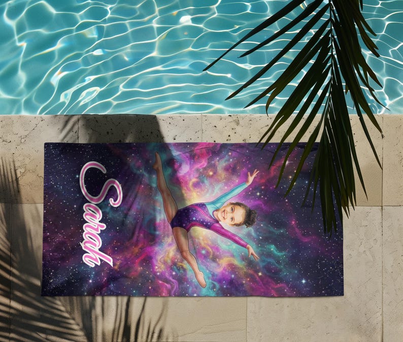 Gymnast towel detail