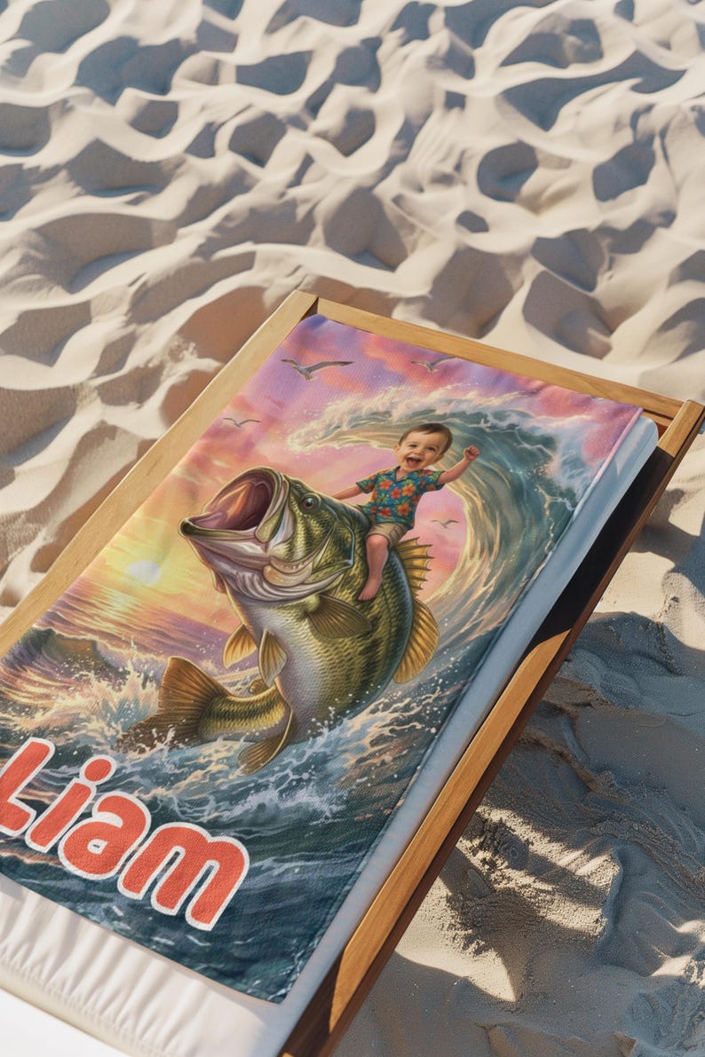 Fishing towel lifestyle photo