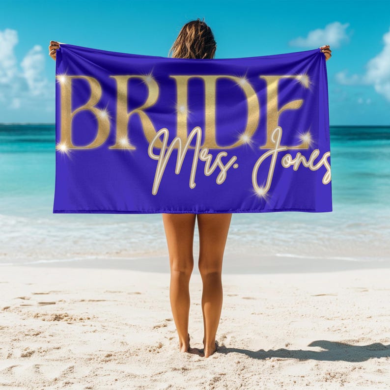 Bride towel lifestyle photo
