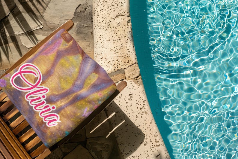 Unicorn princess towel lifestyle photo