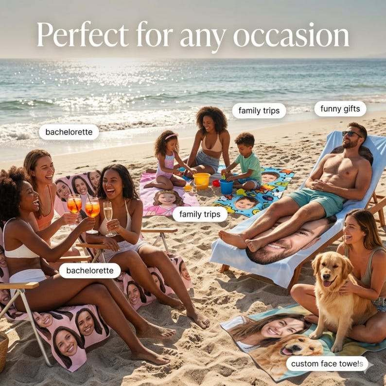 Beach towel fabric close-up