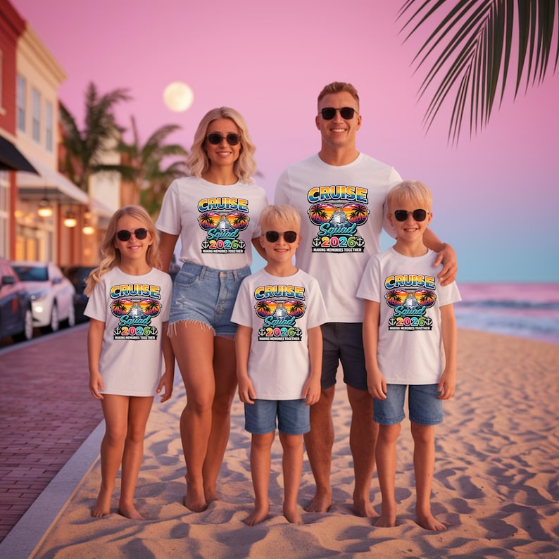 Personalized group t-shirt for family reunion