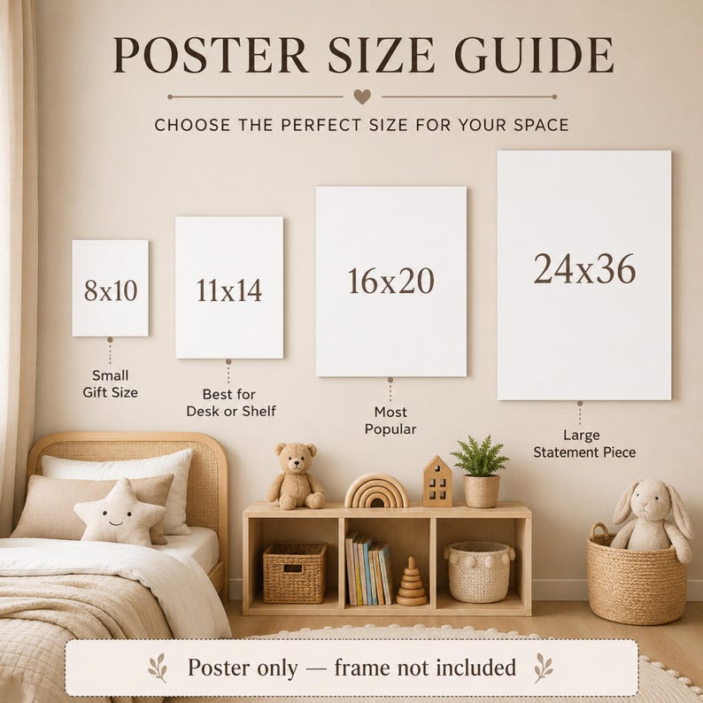 Personalized Pixel Poster framed