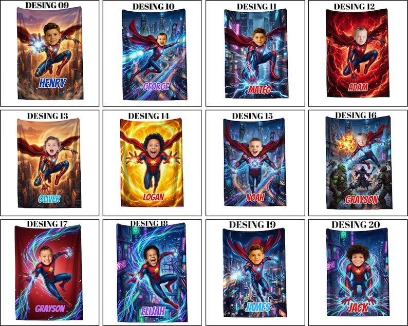 Personalized Spider Hero Blanket lifestyle