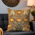 William Morris Vintage Pumpkin Botanical Pillow Cover