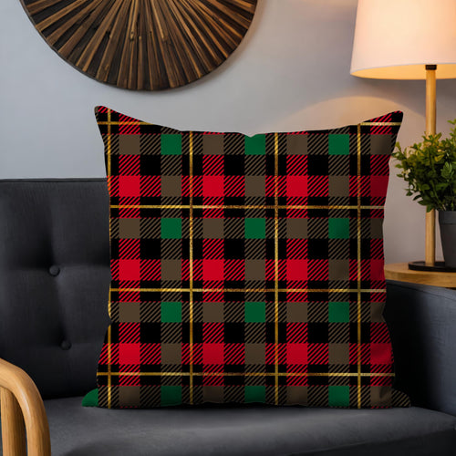 Classic Stewart Tartan Plaid Pillow Cover
